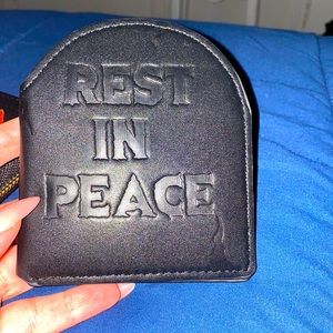 Pumpkin KULT LOVE PAIN AND STITCHES MENS WALLET
